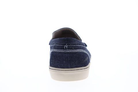 Calvin Klein Zeus Denim 34S1151-CMT Mens Blue Canvas Casual Loafers Shoes