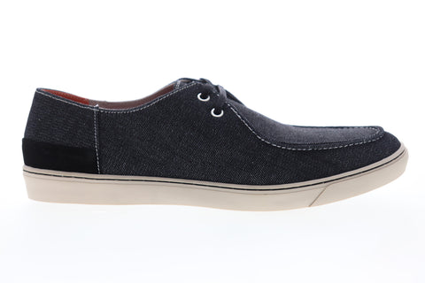 Calvin Klein Zolton Denim 34S1152-BLK Mens Black Canvas Designer Sneakers Shoes