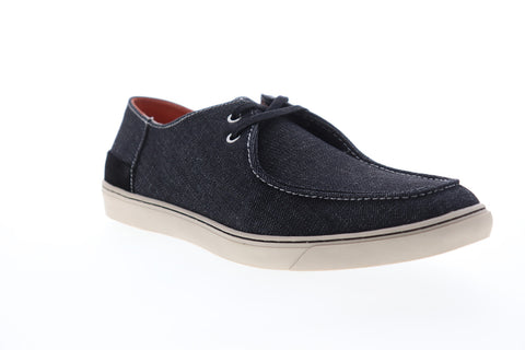 Calvin Klein Zolton Denim 34S1152-BLK Mens Black Canvas Designer Sneakers Shoes