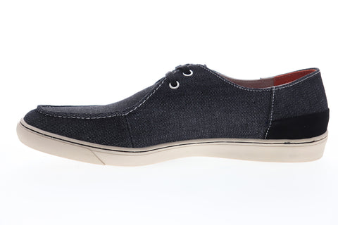 Calvin Klein Zolton Denim 34S1152-BLK Mens Black Canvas Designer Sneakers Shoes