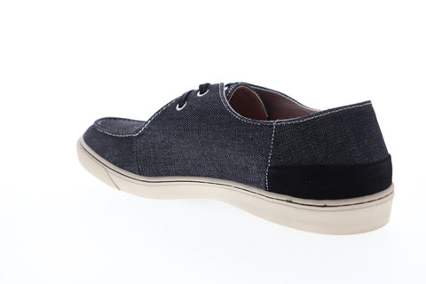 Calvin Klein Zolton Denim 34S1152-BLK Mens Black Canvas Designer Sneakers Shoes