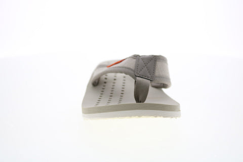 Calvin Klein Paulo Eva 34S9013-BEI Mens Beige Canvas Flip-Flops Sandals Shoes