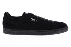 Puma Suede Classic + 35263477 Mens Black Suede Low Top Sneakers Shoes