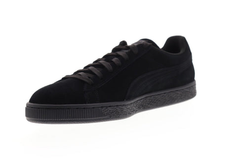 Puma Suede Classic + 35263477 Mens Black Suede Low Top Sneakers Shoes