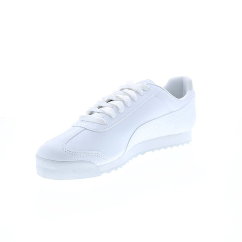 Puma Roma Basic 35357221 Mens White Synthetic Lace Up Lifestyle Sneakers Shoes