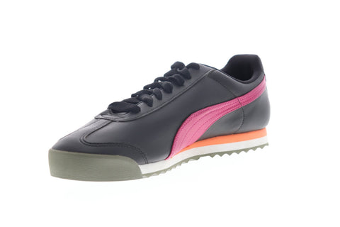 Puma Roma Basic 35357268 Mens Black Synthetic Lace Up Low Top Sneakers Shoes
