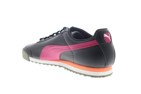 Puma Roma Basic 35357268 Mens Black Synthetic Lace Up Low Top Sneakers Shoes