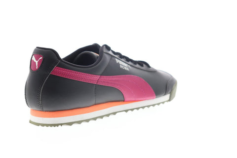 Puma Roma Basic 35357268 Mens Black Synthetic Lace Up Low Top Sneakers Shoes