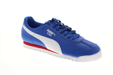 Puma Roma Basic 35357286 Mens Blue Classic Low Top Lifestyle Sneakers Shoes