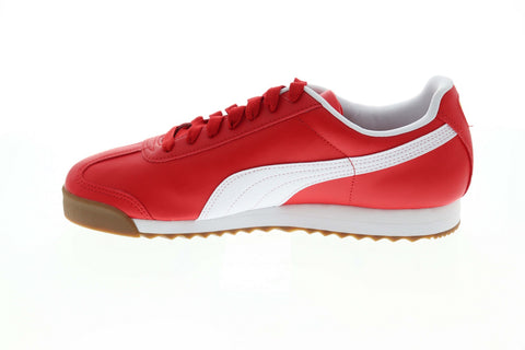 Puma Roma Basic 35357296 Mens Red Classic Low Top Lifestyle Sneakers Shoes