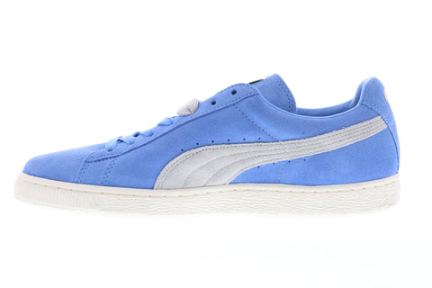 Puma Suede Classic + Mens Blue Suede Low Top Lace Up Sneakers Shoes