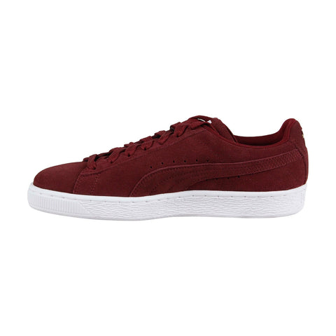 Puma Suede Classic + 35656881 Mens Red Lace Up Low Top Sneakers Shoes