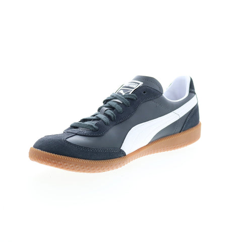 Puma Super Liga OG Retro Mens Blue Leather Lifestyle Sneakers Shoes