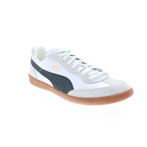 Puma Super Liga OG Retro Mens White Leather Lifestyle Sneakers Shoes