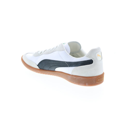 Puma Super Liga OG Retro Mens White Leather Lifestyle Sneakers Shoes