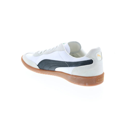 Puma Super Liga OG Retro Mens White Leather Lifestyle Sneakers Shoes