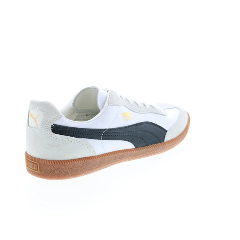 Puma Super Liga OG Retro Mens White Leather Lifestyle Sneakers Shoes
