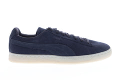 Puma Suede Classic ColoBlue Mens Blue Suede Low Top Lace Up Sneakers Shoes