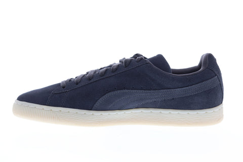 Puma Suede Classic ColoBlue Mens Blue Suede Low Top Lace Up Sneakers Shoes