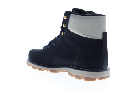 Puma Desierto Fun 36119208 Mens Black Suede Lace Up High Top Sneakers Shoes