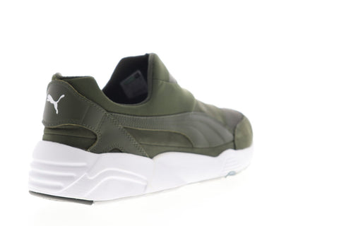 Puma Trinomic Sock NM x Stampd 36142901 Mens Green Leather Slip On Sneakers Shoes