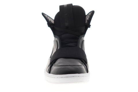 Puma MCQ Brace Mid 36147703 Mens Black Leather Lace Up High Top Sneakers Shoes