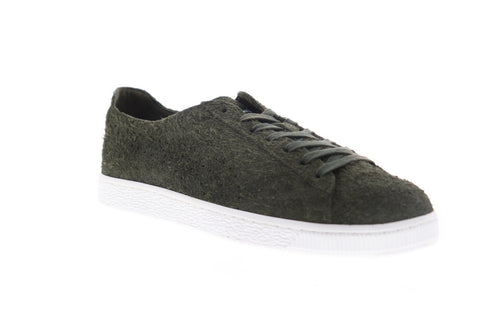 Puma States X Stampd 36149101 Mens Green Suede Lace Up Low Top Sneakers Shoes