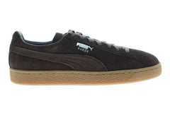 Puma Suede Classic Citi Mens Brown Suede Low Top Lace Up Sneakers Shoes