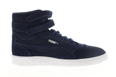 Puma Sky II Hi Core 36257101 Mens Blue Suede Lifestyle Sneakers Shoes