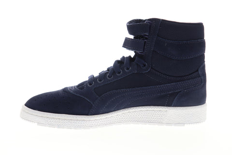 Puma Sky II Hi Core 36257101 Mens Blue Suede Lifestyle Sneakers Shoes