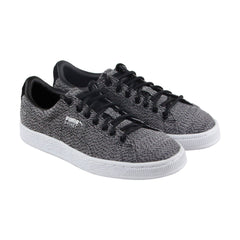 Puma Basket Classic Culture Surf Mens Gray Canvas Casual Low Top Sneakers Shoes