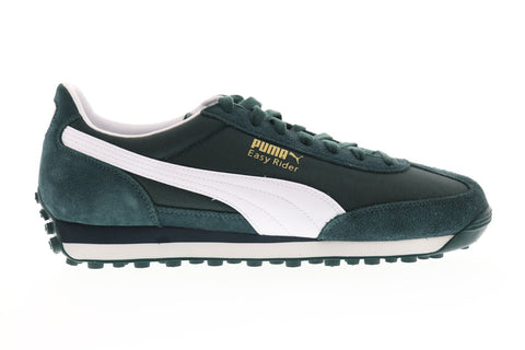Puma Easy Rider 36312912 Mens Green Suede Casual Lifestyle Sneakers Shoes