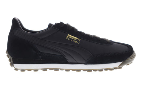 Puma Easy Rider 36312914 Mens Black Suede Classic Lifestyle Sneakers Shoes
