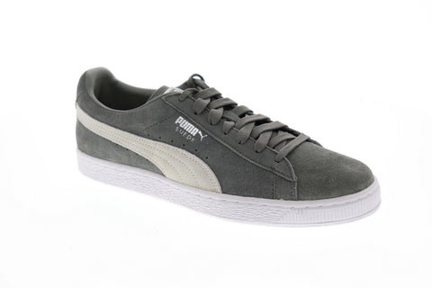Puma Suede Classic + 36324207 Mens Gray Low Top Lace Up Lifestyle Sneakers Shoes