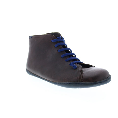 Camper Peu Cami 36411-091 Mens Brown Leather Lace Up Euro Sneakers Shoes