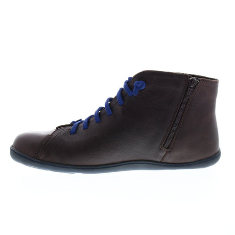 Camper Peu Cami 36411-091 Mens Brown Leather Lace Up Euro Sneakers Shoes