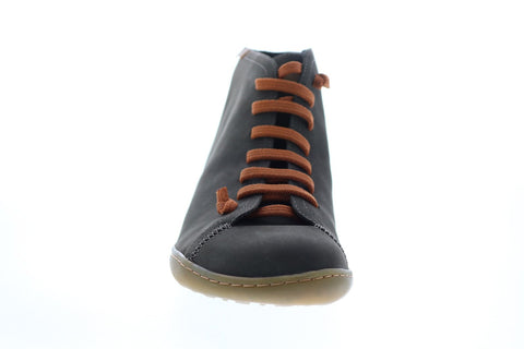 Camper Peu Cami 36411-098 Mens Green Nubuck Zipper Euro Sneakers Shoes