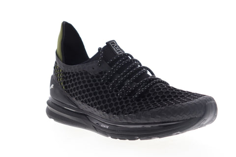 Puma Ignite Limitless Netfit Staple 36439301 Mens Black Mesh Lace Up Low Top Sneakers Shoes