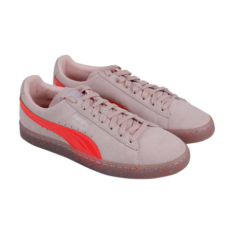 Puma Suede Sophia Webster 36473703 Womens Pink Classic Lace Up Sneakers Shoes