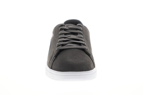 Puma Smash V2 36498932 Mens Gray Suede Lace Up Lifestyle Sneakers Shoes