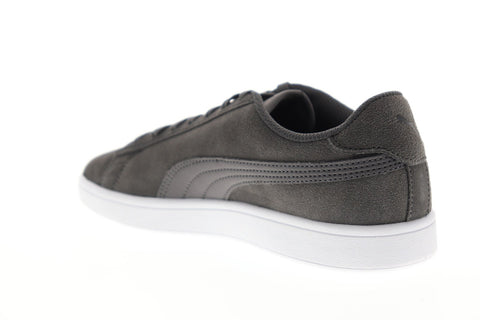 Puma Smash V2 36498932 Mens Gray Suede Low Top Sneakers Shoes