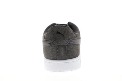 Puma Smash V2 36498932 Mens Gray Suede Lace Up Lifestyle Sneakers Shoes