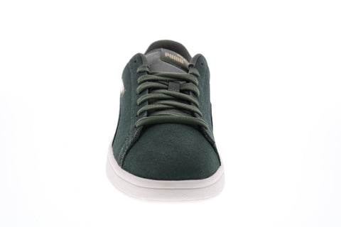 Puma Puma Smash V2 36498946 Mens Green Suede Lifestyle Sneakers Shoes
