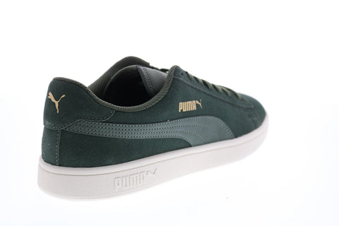 Puma Puma Smash V2 36498946 Mens Green Suede Lifestyle Sneakers Shoes
