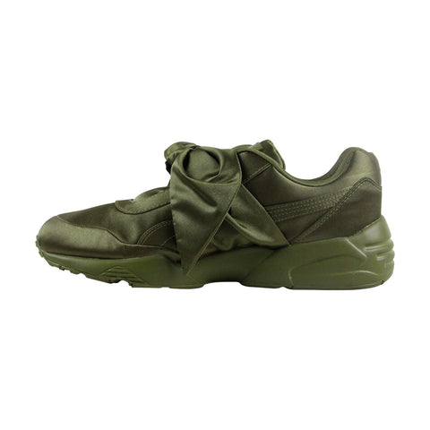 Puma Fenty By Rihanna Bow Sneaker Womens Green Casual Lace Up Sneakers Shoes