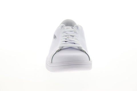 Puma Smash V2 L Perf 36521302 Mens White Leather Low Top Sneakers Shoes