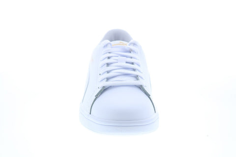 Puma Smash V2 L 36521518 Mens White Leather Lifestyle Sneakers Shoes