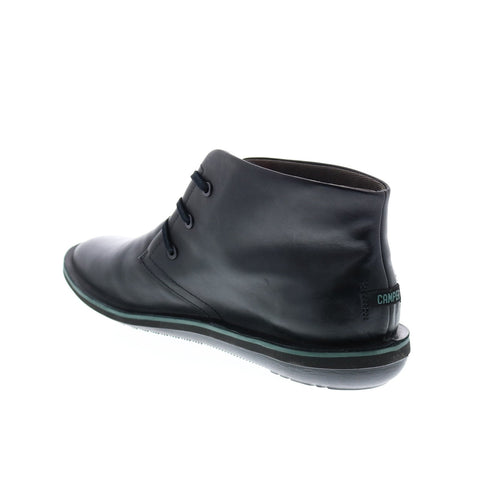 Camper Beetle 36530-058 Mens Black Leather Lace Up Euro Sneakers Shoes