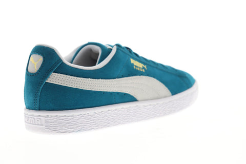 Puma Suede Classic Mens Blue Suede Low Top Lace Up Sneakers Shoes
