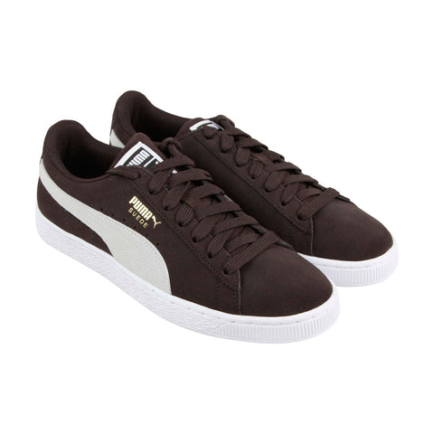 Puma Suede 36534739 Mens Brown Low Top Lace Up Lifestyle Sneak - Shoes